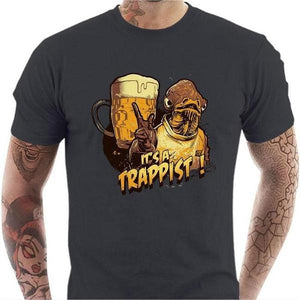 T-shirt geek homme - It's a Trappist - Ackbar - Couleur Gris Foncé - Taille S