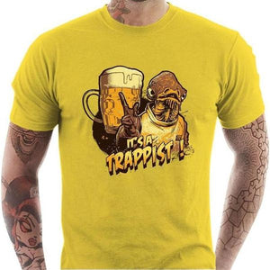 T-shirt geek homme - It's a Trappist - Ackbar - Couleur Jaune - Taille S