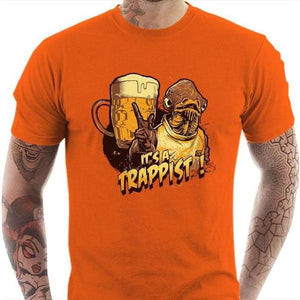 T-shirt geek homme - It's a Trappist - Ackbar - Couleur Orange - Taille S