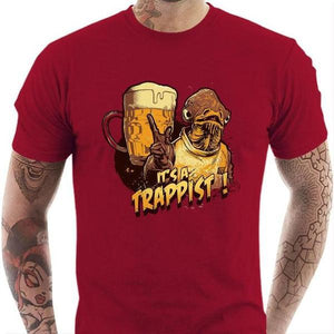 T-shirt geek homme - It's a Trappist - Ackbar - Couleur Rouge Tango - Taille S