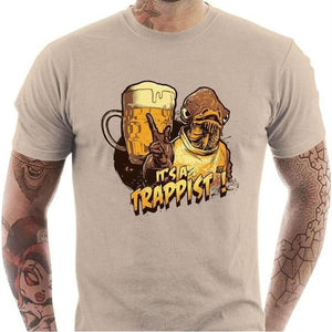 T-shirt geek homme - It's a Trappist - Ackbar - Couleur Sable - Taille S