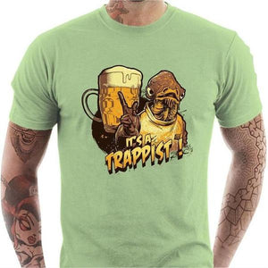 T-shirt geek homme - It's a Trappist - Ackbar - Couleur Tilleul - Taille S