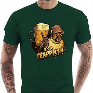T-shirt geek homme - It's a Trappist - Ackbar - Couleur Vert Bouteille - Taille S