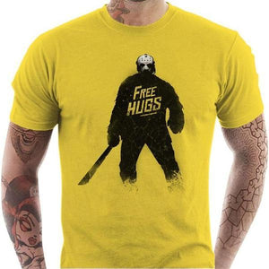 T-shirt geek homme - Jason Hugs - Couleur Jaune - Taille S