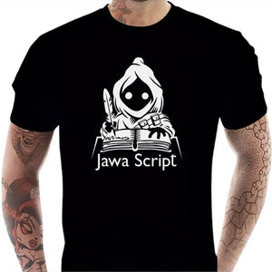 T-shirt geek homme - Jawa Script - Couleur Noir - Taille S