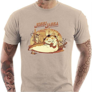 T-shirt geek homme - Jobbi Jabba - Couleur Sable - Taille S