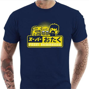 T-shirt geek homme - Kampai ! - Couleur Bleu Nuit - Taille S