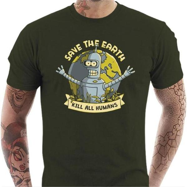 T-shirt geek homme - Kill all Humans