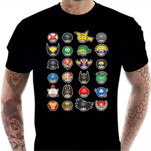 T-shirt geek homme - Know your Mushroom - Couleur Noir - Taille S