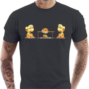 T-shirt geek homme - Koopa Koopa - Couleur Gris Foncé - Taille S