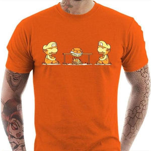 T-shirt geek homme - Koopa Koopa - Couleur Orange - Taille S