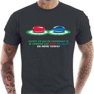 T-shirt geek homme - Le choix - Couleur Gris Foncé - Taille S