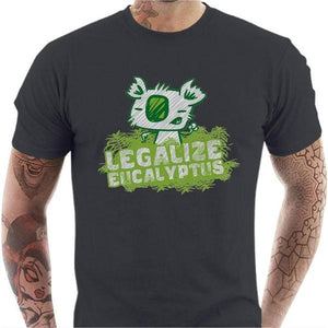 T-shirt geek homme - Legalize Eucalyptus - Couleur Gris Foncé - Taille S