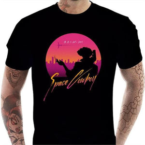 T-shirt geek homme - Let's Jam - Cowboy Bebop - Couleur Noir - Taille S