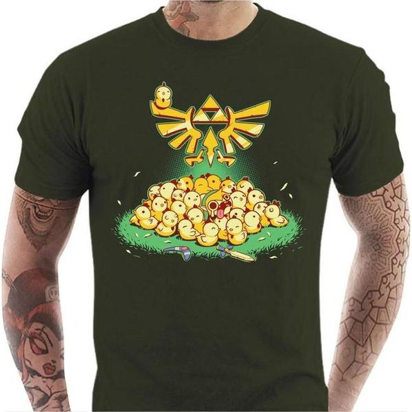 T-shirt geek homme - Link vs Cocottes