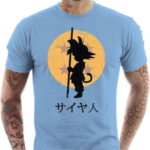 T-shirt geek homme - Looking for the Dragon Ball - Couleur Ciel - Taille S