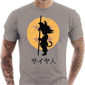 T-shirt geek homme - Looking for the Dragon Ball - Couleur Gris Clair - Taille S