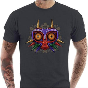 T-shirt geek homme - Majora's Art - Couleur Gris Foncé - Taille S