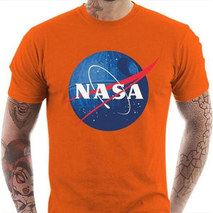 T-shirt geek homme - NASA - Couleur Orange - Taille S