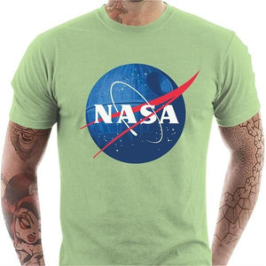 T-shirt geek homme - NASA - Couleur Tilleul - Taille S
