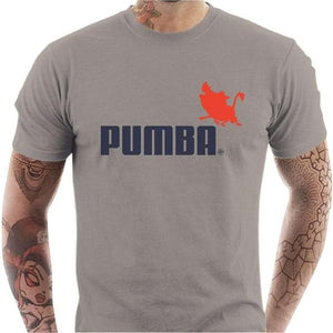 T-shirt geek homme - Pumba - Couleur Gris Clair - Taille S