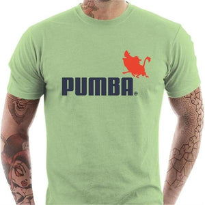T-shirt geek homme - Pumba - Couleur Tilleul - Taille S