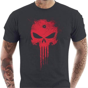T-shirt geek homme - Punisher - Couleur Gris Foncé - Taille S