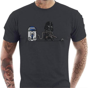 T-shirt geek homme - R2D2 - Couleur Gris Foncé - Taille S