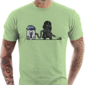 T-shirt geek homme - R2D2 - Couleur Tilleul - Taille S