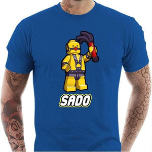 T-shirt geek homme - Sado - Couleur Bleu Royal - Taille S