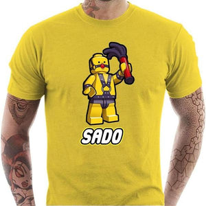 T-shirt geek homme - Sado - Couleur Jaune - Taille S