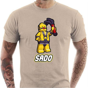 T-shirt geek homme - Sado - Couleur Sable - Taille S