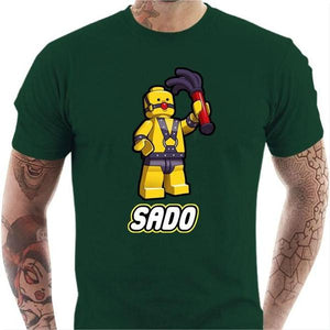 T-shirt geek homme - Sado - Couleur Vert Bouteille - Taille S