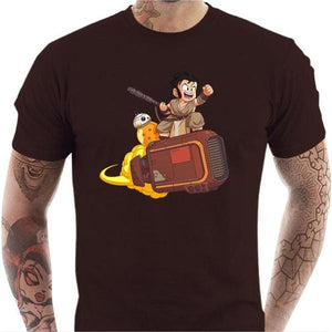 T-shirt geek homme - SangoRey - Couleur Chocolat - Taille S