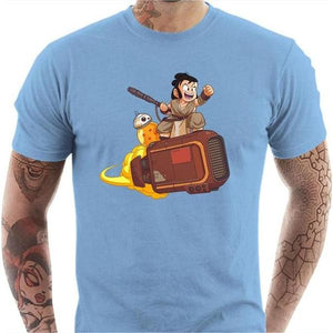 T-shirt geek homme - SangoRey - Couleur Ciel - Taille S