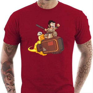 T-shirt geek homme - SangoRey - Couleur Rouge Tango - Taille S