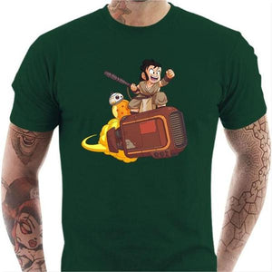 T-shirt geek homme - SangoRey - Couleur Vert Bouteille - Taille S
