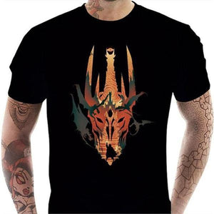 T-shirt geek homme - Sauron - Couleur Noir - Taille S