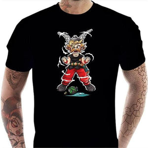 T-shirt geek homme - Super Gaulois ! - Couleur Noir - Taille S