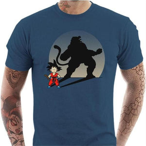 T-shirt geek homme - The Beast Inside - Couleur Bleu Gris - Taille S