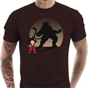 T-shirt geek homme - The Beast Inside - Couleur Chocolat - Taille S