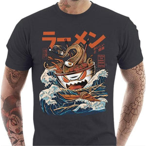 T-shirt geek homme - The Great Ramen - Couleur Gris Foncé - Taille S
