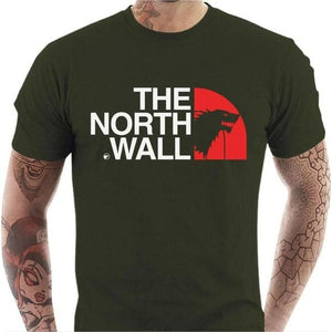 T-shirt geek homme - The North Wall - Couleur Army - Taille S
