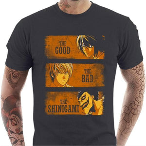 T-shirt geek homme - The Shinigami – le Bon la Brute et le Truand - Couleur Gris Foncé - Taille S
