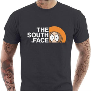 T-shirt geek homme - The south Face - Couleur Gris Foncé - Taille S