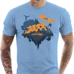 T-shirt geek homme - Ultramarines - Couleur Ciel - Taille S