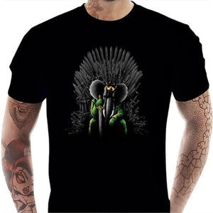 T-shirt geek homme - Unexpected King - Couleur Noir - Taille S