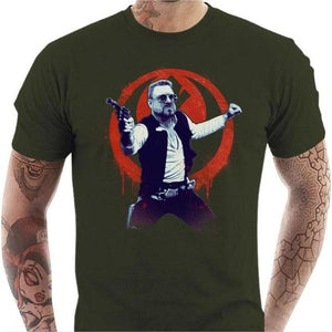 T-shirt geek homme - Walt Solo - Couleur Army - Taille S