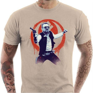 T-shirt geek homme - Walt Solo - Couleur Sable - Taille S