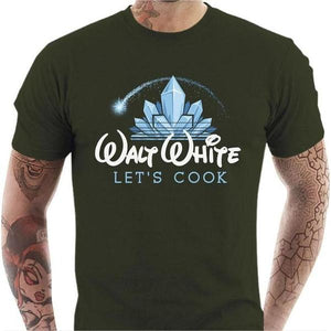 T-shirt geek homme - Walt White - Couleur Army - Taille S